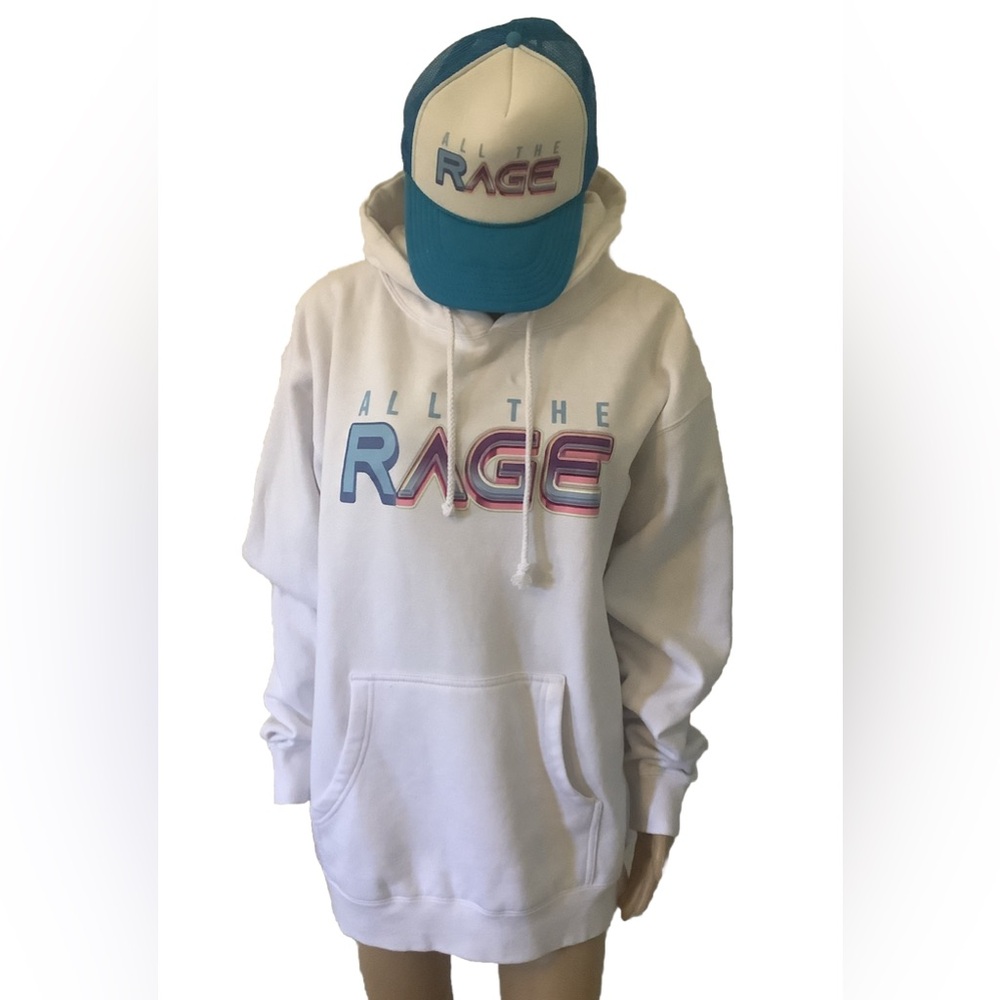RAGE  Lot of 2 pcs Sweatshirts Hoodie and Hat Size Large - Unisex Stretwear